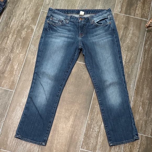 Vintage Lucky Brand Dark Blue Ankle Jeans - Picture 1 of 12